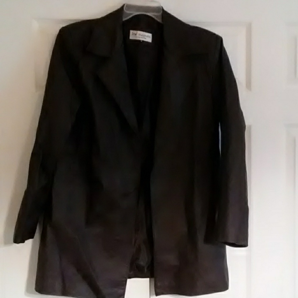 Women's Leather Blazer
